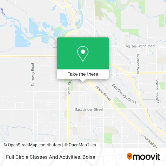 Full Circle Classes And Activities map
