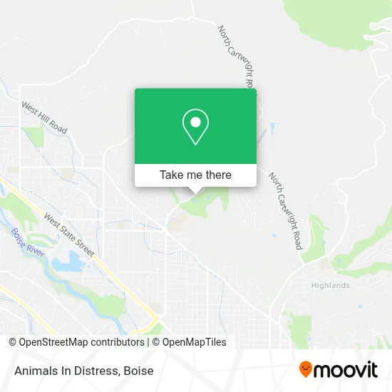 Animals In Distress map