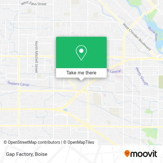 Gap Factory map