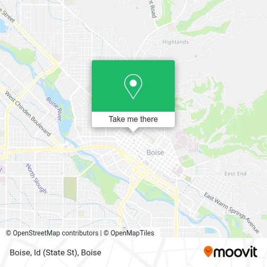 Boise, Id (State St) map