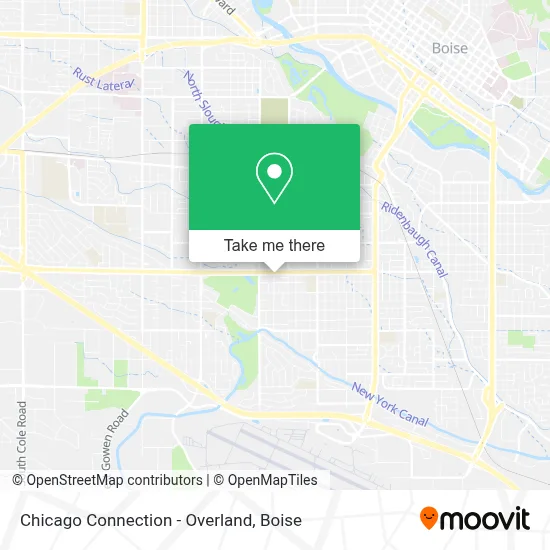 Chicago Connection - Overland map