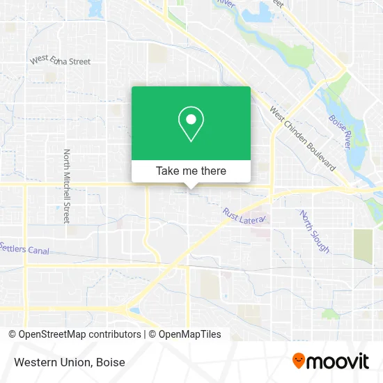 Western Union map