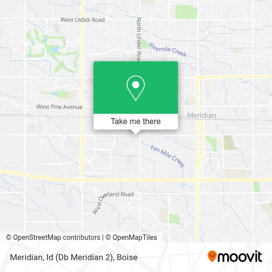 Meridian, Id (Db Meridian 2) map