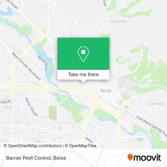 Barrier Pest Control map