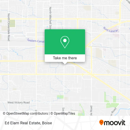 Ed Elam Real Estate map