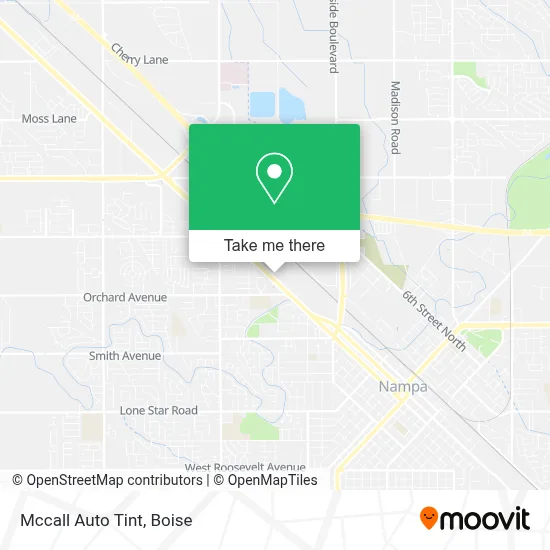 Mccall Auto Tint map