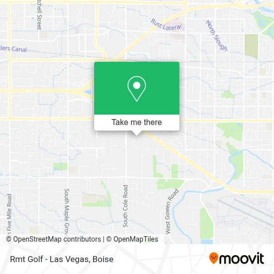 Rmt Golf - Las Vegas map