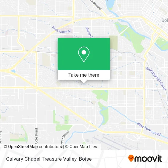 Calvary Chapel Treasure Valley map