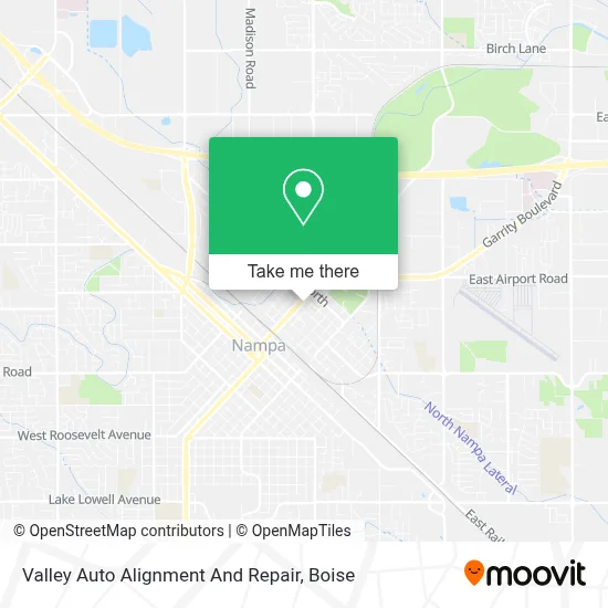 Valley Auto Alignment And Repair map