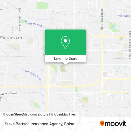 Steve Bertsch Insurance Agency map