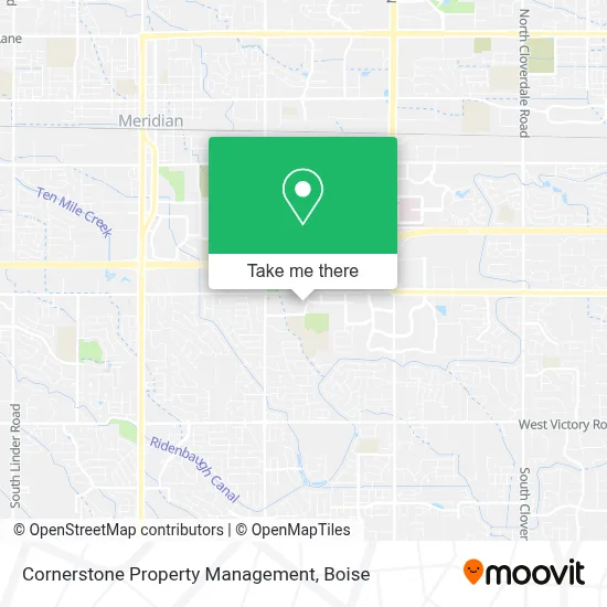 Cornerstone Property Management map
