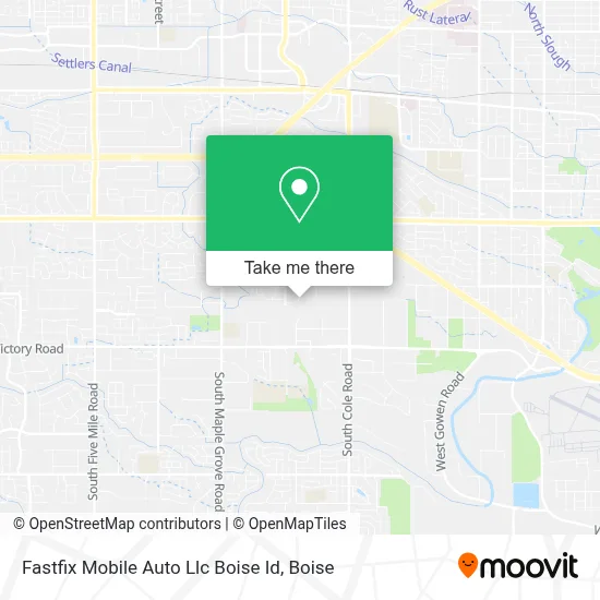 Fastfix Mobile Auto Llc Boise Id map