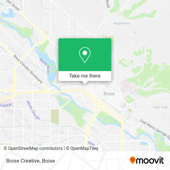 Boise Creative map
