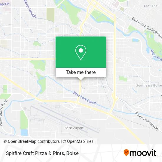 Spitfire Craft Pizza & Pints map