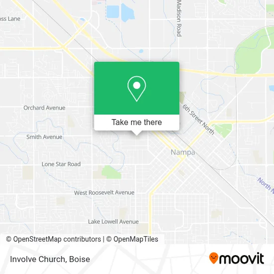 Involve Church map