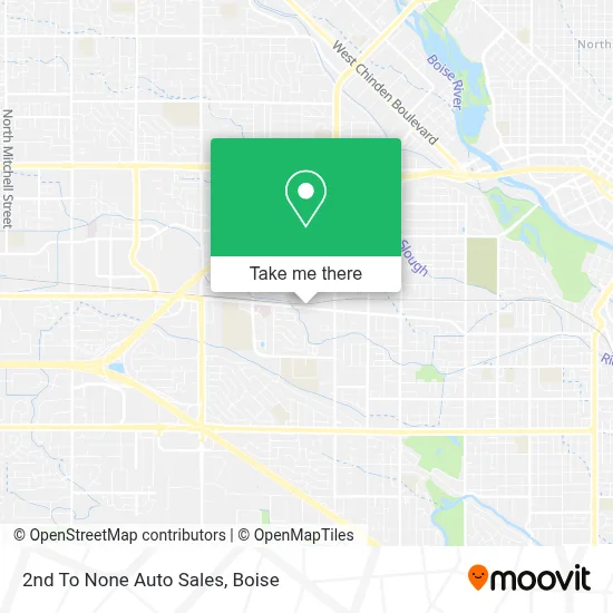 2nd To None Auto Sales map
