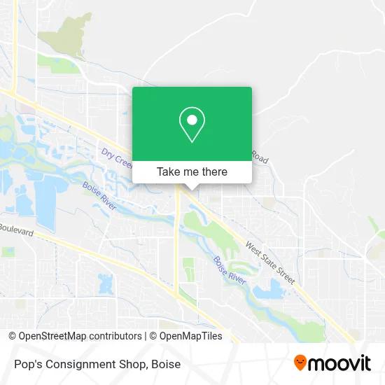 Pop's Consignment Shop map
