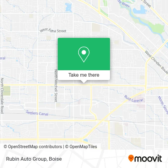 Rubin Auto Group map