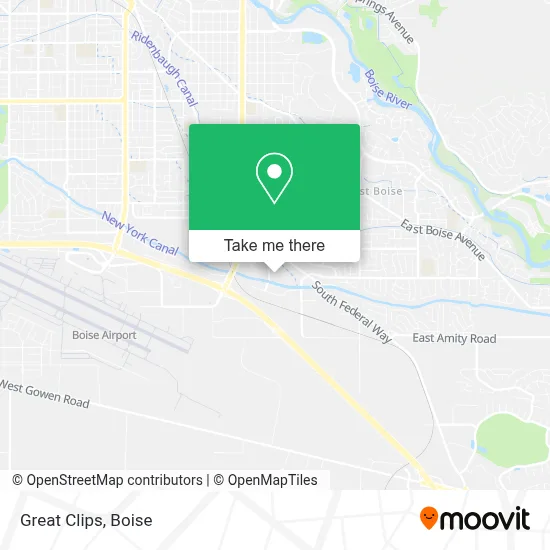 Great Clips map