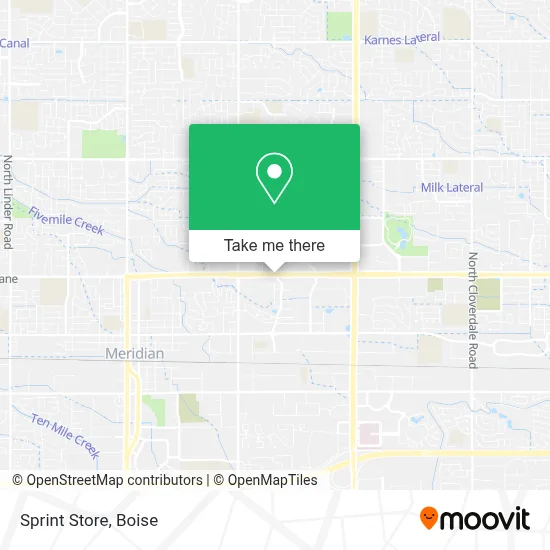 Sprint Store map