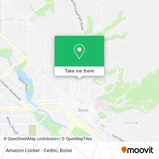 Amazon Locker - Cedric map