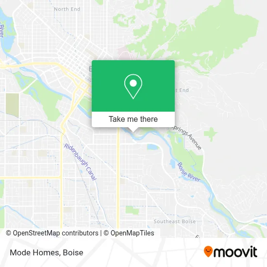 Mode Homes map