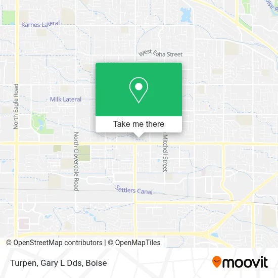 Turpen, Gary L Dds map
