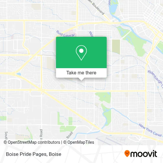 Boise Pride Pages map