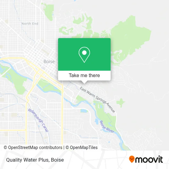 Quality Water Plus map