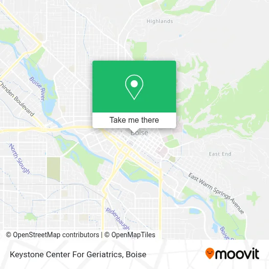 Keystone Center For Geriatrics map