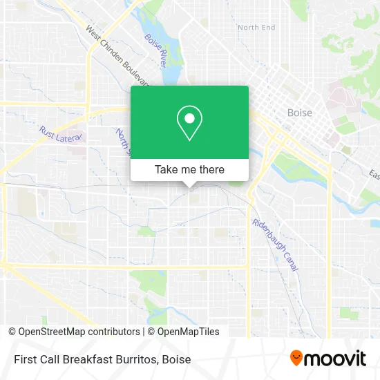 First Call Breakfast Burritos map