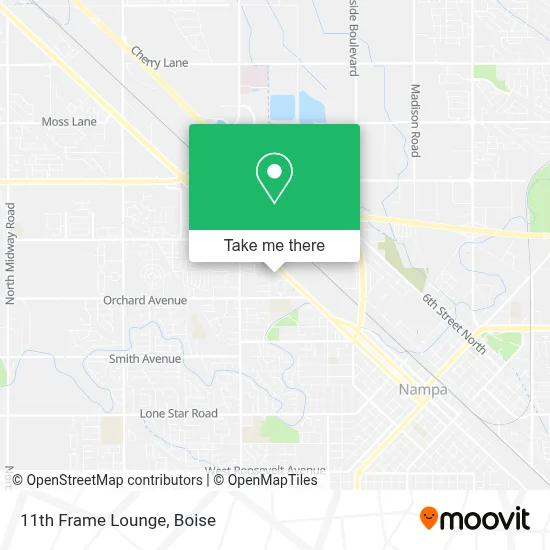 11th Frame Lounge map