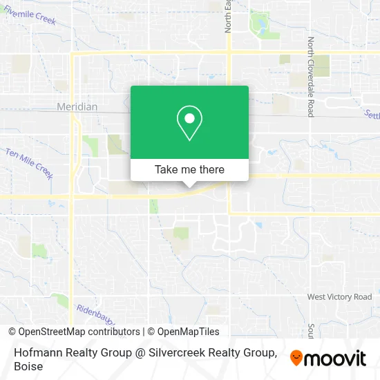 Hofmann Realty Group @ Silvercreek Realty Group map
