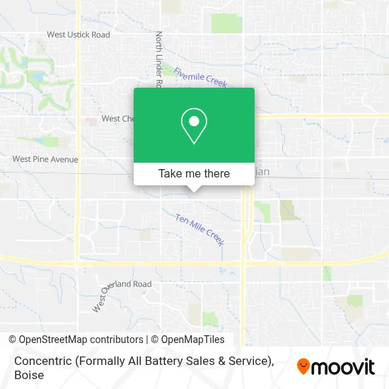 Concentric (Formally All Battery Sales & Service) map