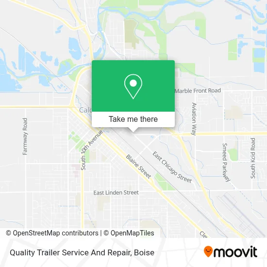Quality Trailer Service And Repair map