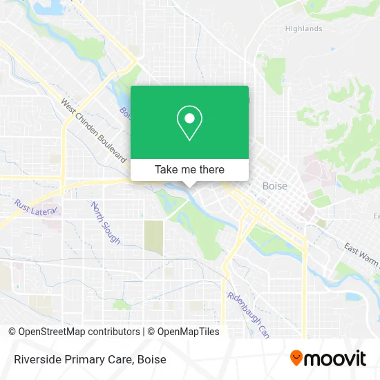 Riverside Primary Care map