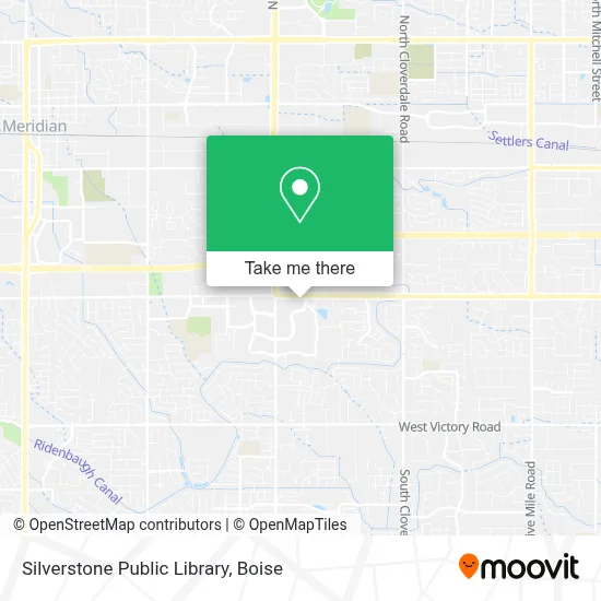 Silverstone Public Library map