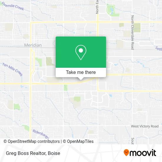 Greg Boss Realtor map