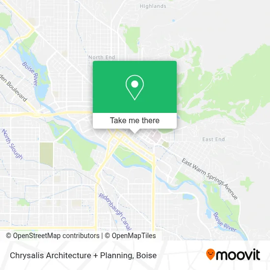 Chrysalis Architecture + Planning map