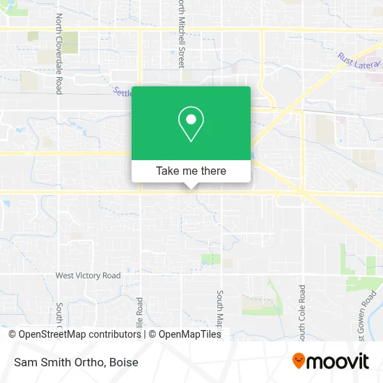 Sam Smith Ortho map