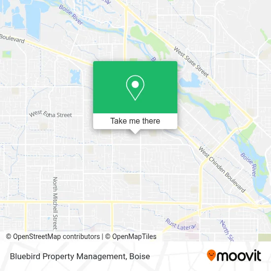 Bluebird Property Management map