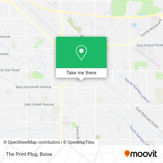 The Print Plug map