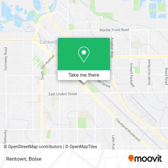 Rentown map