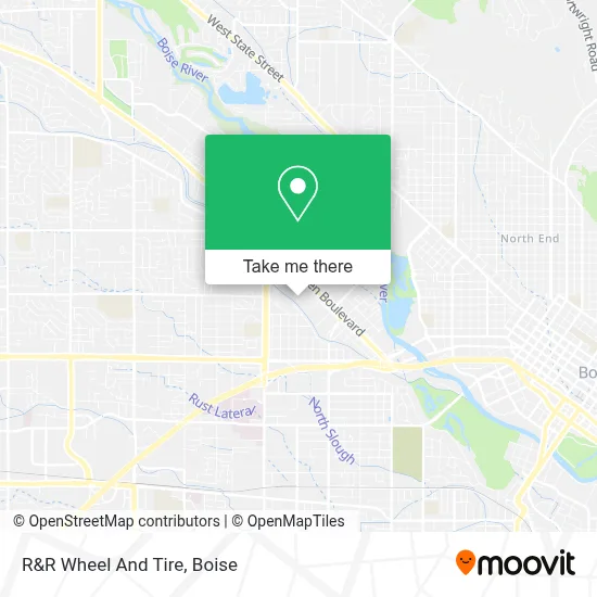 R&R Wheel And Tire map