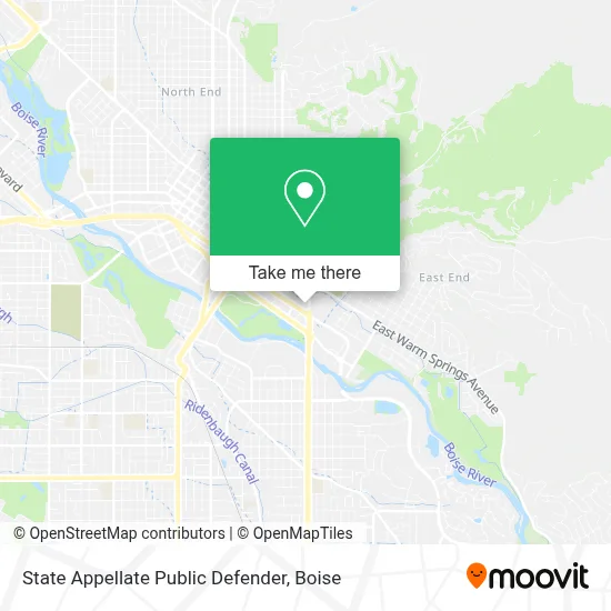 State Appellate Public Defender map