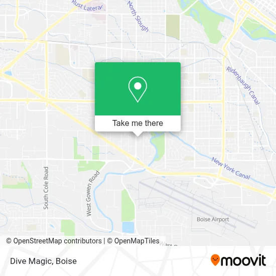 Dive Magic map