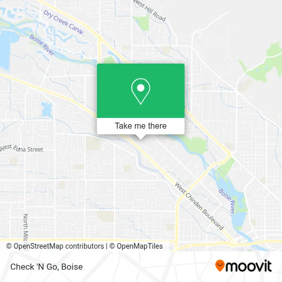 Check 'N Go map
