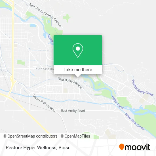 Restore Hyper Wellness map