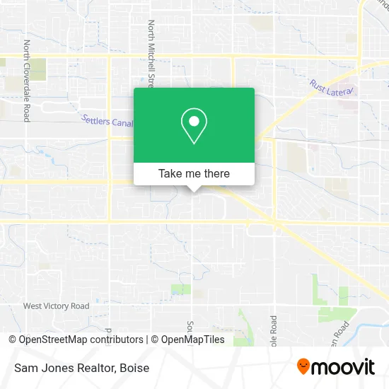 Sam Jones Realtor map