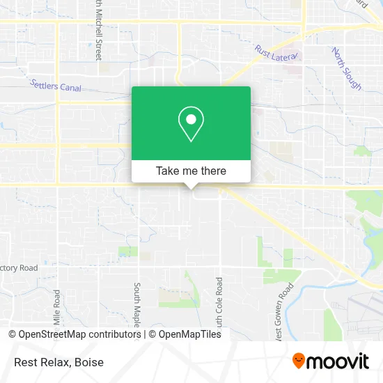 Rest Relax map